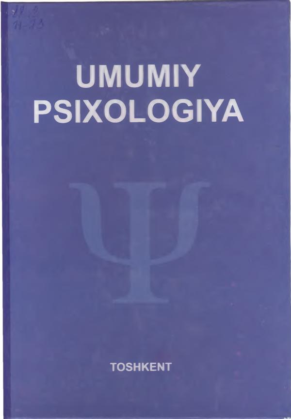 Umumiy psixologiya A.K.Shamshetova  (3)